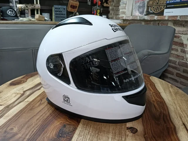 Casco Royal Enfield Prime Blanco - L