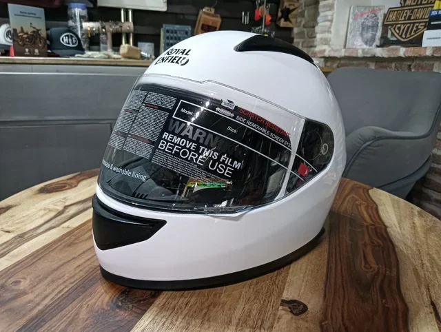Casco Royal Enfield Prime Blanco - L